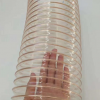 PU聚氨酯風管 TPU鍍銅鋼絲軟管 工業木工雕刻機伸縮透明吸塵管