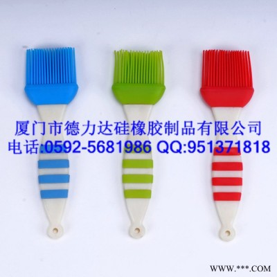 廈門德力達硅橡膠制品廠加工定制硅膠刷子硅膠燒烤刷