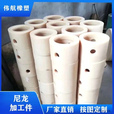 德州偉航尼龍塑料加工件 尼龍墊塊PA66滑塊墊片 耐磨增強(qiáng)MC尼龍滑塊  生產(chǎn)廠家