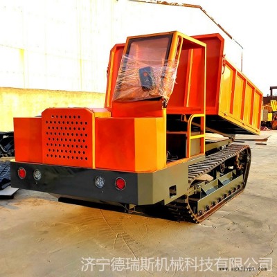 5噸工程履帶四不像車 園林鋼絲橡膠履帶爬山虎 德瑞斯 供應自卸工程礦用運輸車