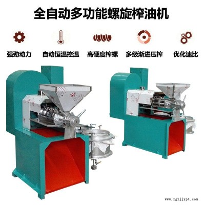 自動上料榨油機 凌立新型低溫不用炒料榨油機 天然生榨大豆油設備