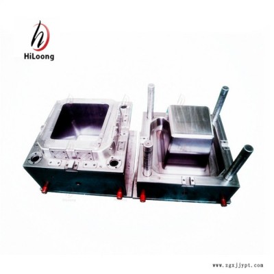 HILOONG 臺州塑料注塑模具， 日用品家居儲(chǔ)物箱模具