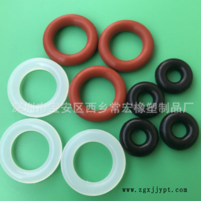 現貨供應 耐高溫硅膠O型密封圈 硅橡膠氟膠密封圈防水密封膠圈定