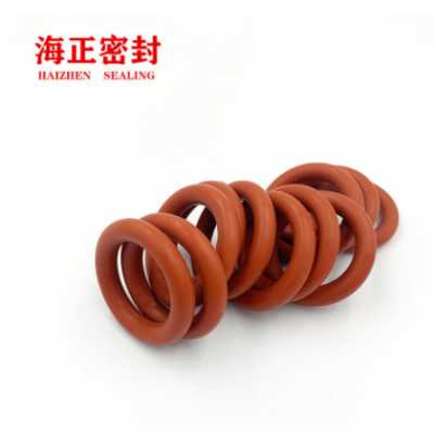 海正源頭廠家 紅色硅膠密封圈防水o型膠圈橡膠多種規格環保硅膠